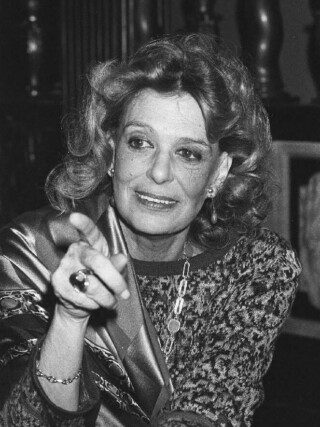 Melina Merkouri in 1985 in Amsterdam.