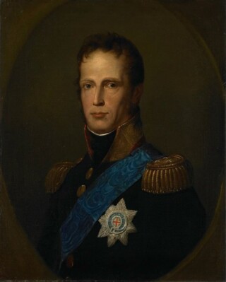 Portret van Willem I  als soeverein vorst der Verenigde Nederlanden, 1813