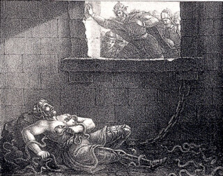 Ragnars dood tussen de slangen