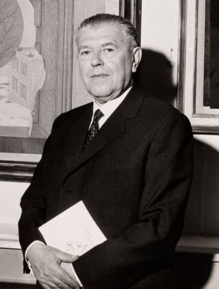 René Magritte in 1961