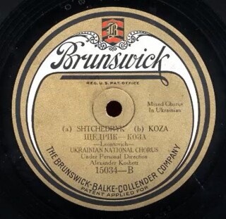 Shchedryk uit 1922
