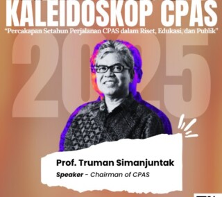 Harry Truman Simanjuntak (rechts) eerder dit jaar in een online talkshow van het door hem opgerichte instituut CPAS