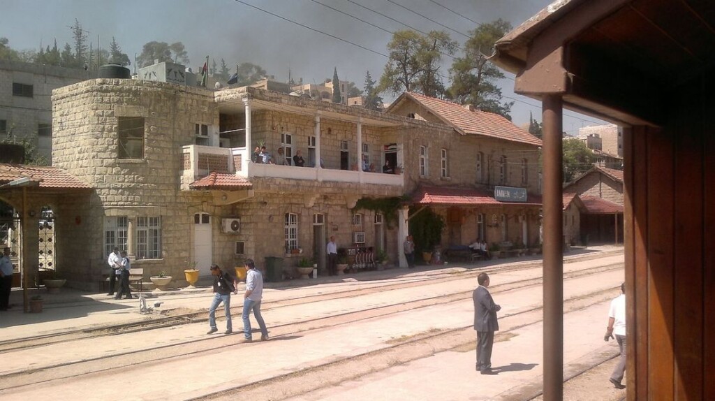 Het treinstation van de Jordaanse hoofdstad Amman is tegenwoordig een spoorwegmuseum.