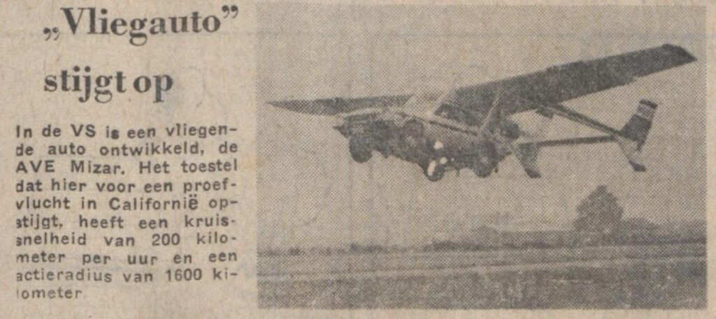 Ave Mizar in Het Parool, 
2 juli 1973