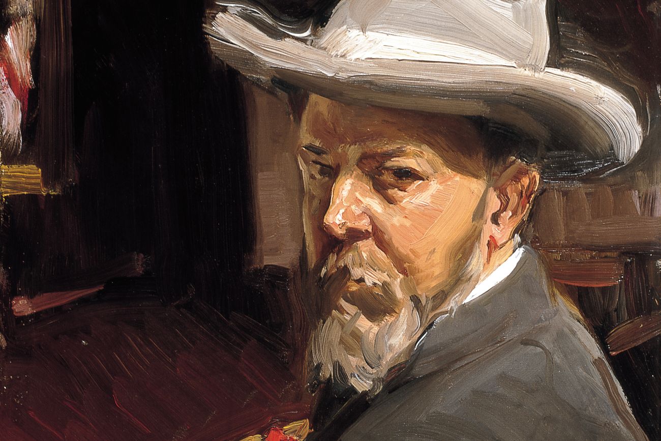 Joaquín Sorolla, zelfportret - detail (1909)