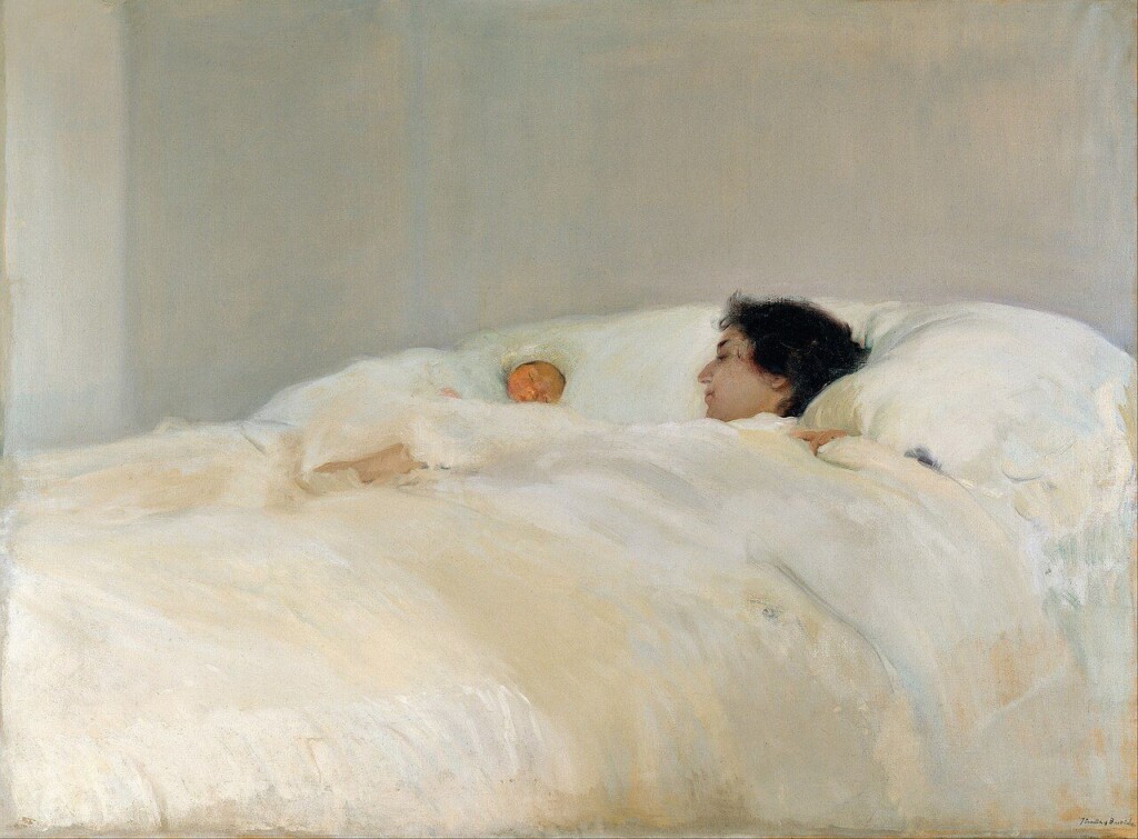 Moeder en kind - Joaquín Sorolla y Bastida