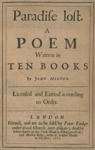 Paradise Lost van John Milton