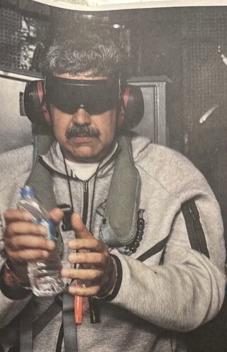 Nicolás Maduro gevangen foto
