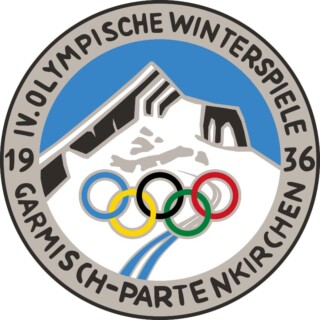 Logo van de Olympische Winterspelen van 1936