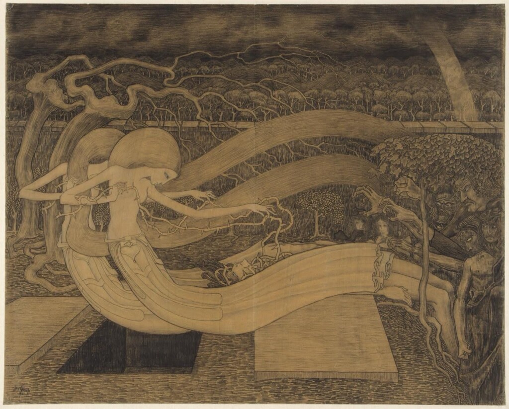Jan Toorop, Oh, grave where is thy victory, 1892