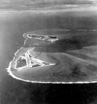 Amerikaanse basis op het atol Midway, eind 1941