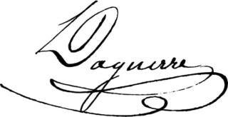 Handtekening van Louis Daguerre