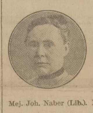 Johanna Naber op een lijst met Amsterdamse gemeenteraadsleden (1921)