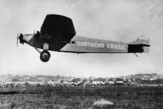 De Southern Cross landt in Brisbane (1928)