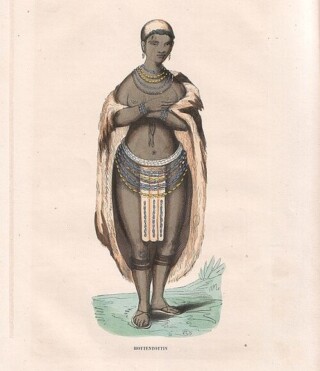 Willekeurige afbeelding van een Khoikhoi-vrouw