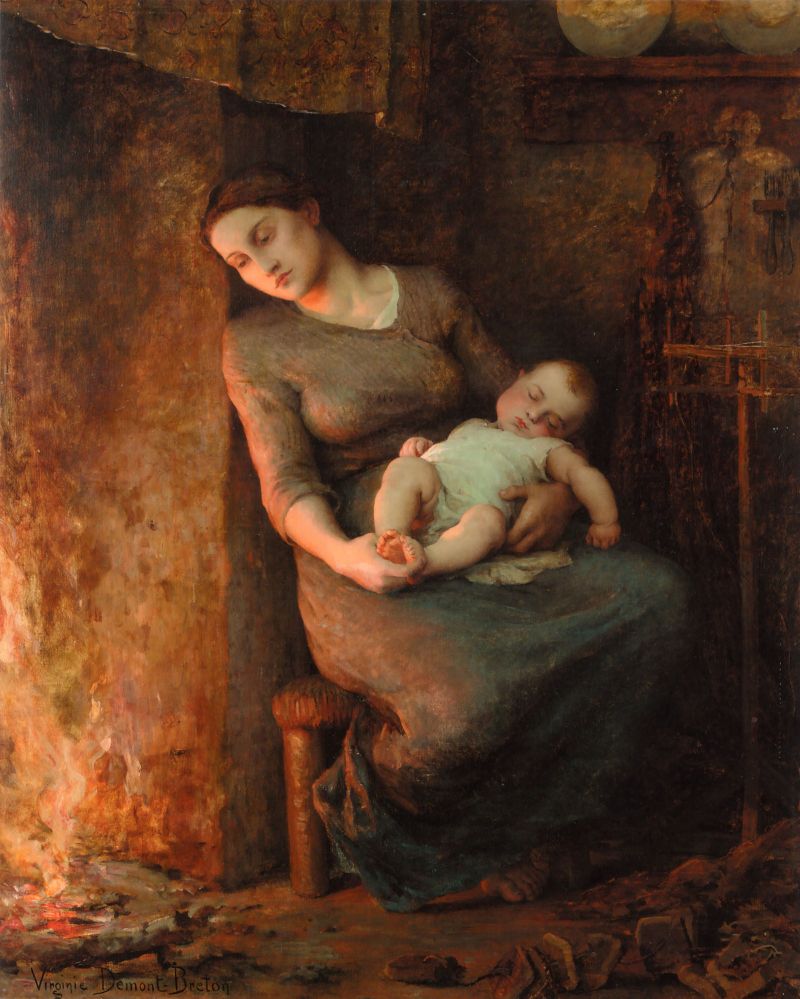 L'homme est en mer - Virginie Demont-Breton