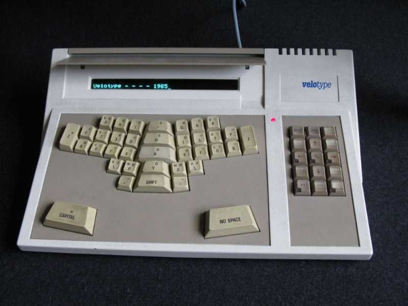 Velotype uit 1985