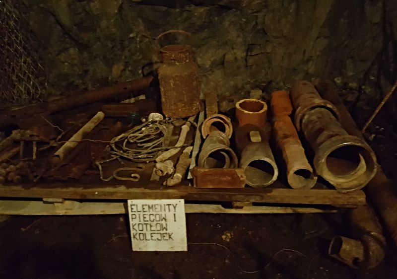 Gevonden bouwmateriaal in Osówka