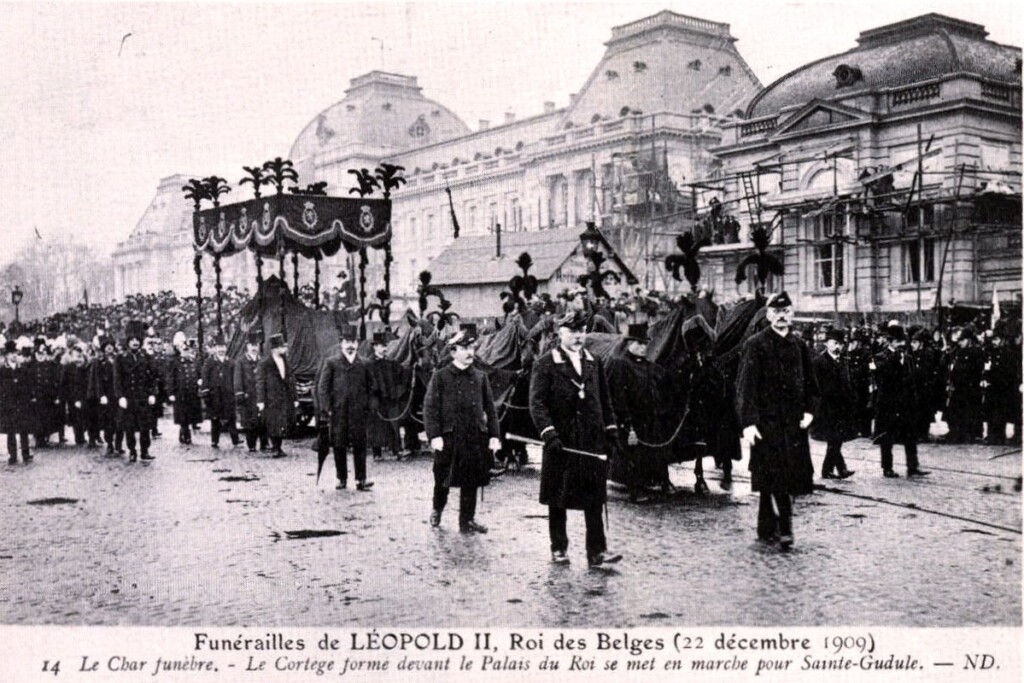De uitvaart van Leopold II