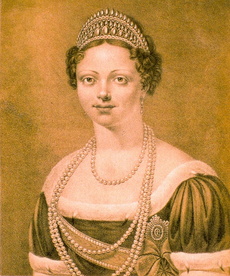 Groothertogin Catharina Paulowna van Rusland. Portret uit 1817, enkele jaren na haar betrokkenheid bij de diplomatie rond kroonprins Willem.