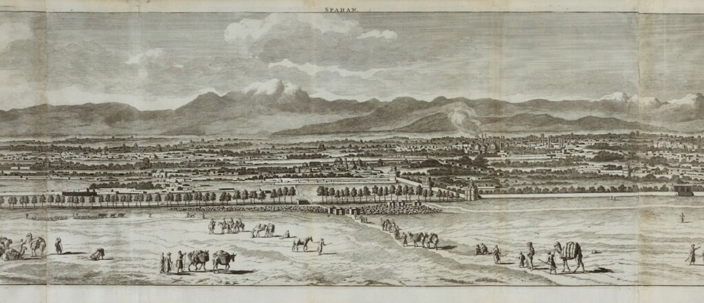Gezicht op Isfahan