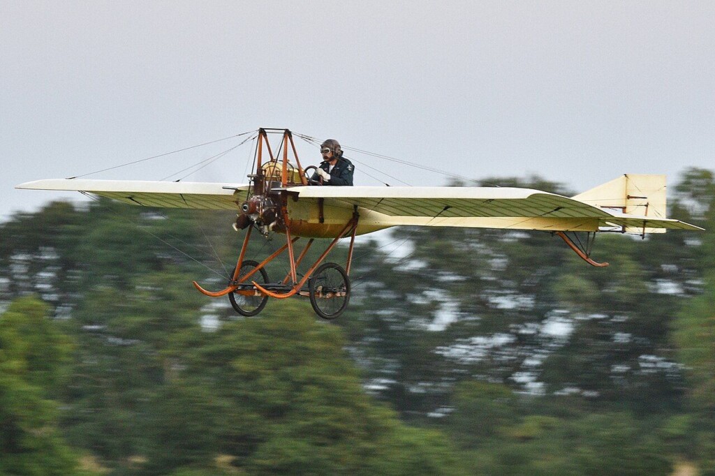 Deperdussin-eendekker uit circa 1910, een toesteltype waarmee ook Beatrix de Rijk vloog. Gerestaureerd exemplaar, Shuttleworth Collection.