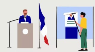 Omslag van de handleiding voor kandidaten bij gemeentelijke en regionale verkiezingen op de website van het Franse ministerie van Binnenlandse Zaken.