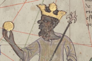 Mansa Moussa in de Catalaanse Wereldatlas (1375)