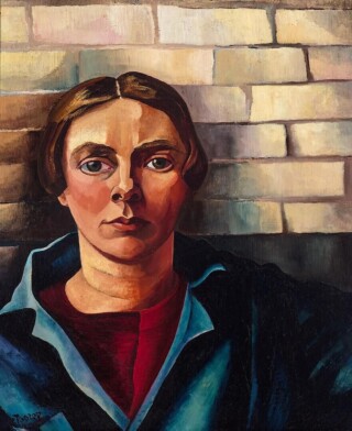 Zelfportret (tegen muur), 1925 – Charley Toorop