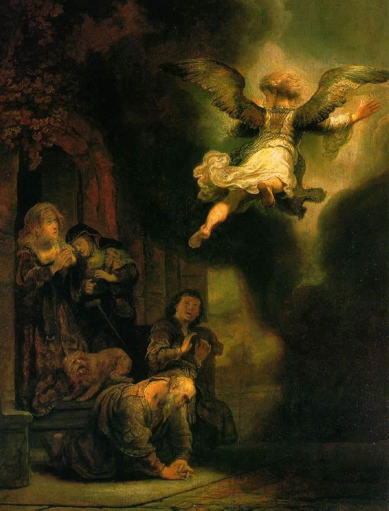 aartsengel Rafaël verlaat tobit