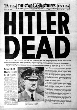 krant dood hitler