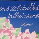 Voorblad van een uitgave met het bladmuziek van ‘Eens zal de Betuwe in bloei weer staan’