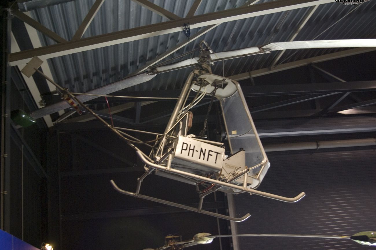 De Nederlandse Helikopter Industrie H-3 Kolibri in het Aviodrome in Lelystad, 2007