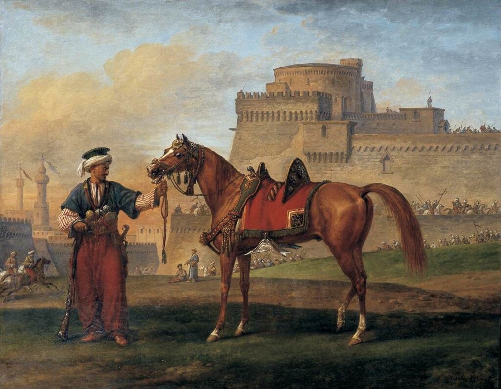 Mammeluk met paard