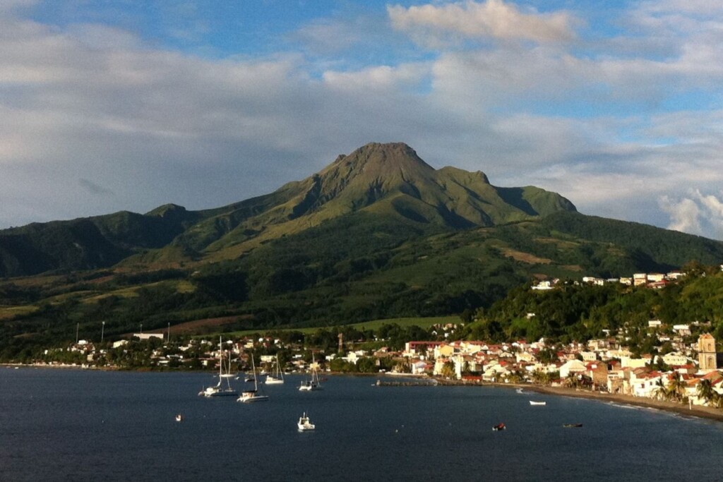 Saint Pierre vulkaan Mont Pelée
