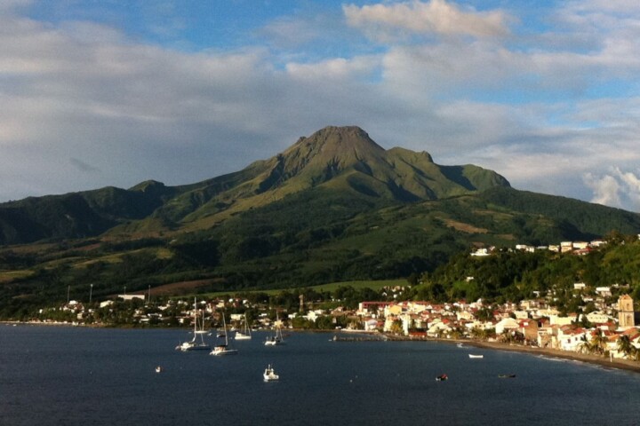 Saint Pierre vulkaan Mont Pelée