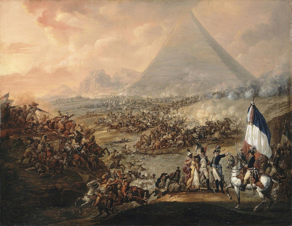 Slag van de piramiden 1799 Watteau