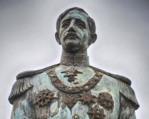 Standbeeld zog i albanie
