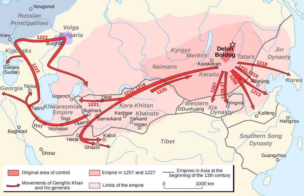 Verspreiding van het Mongoolse Rijk