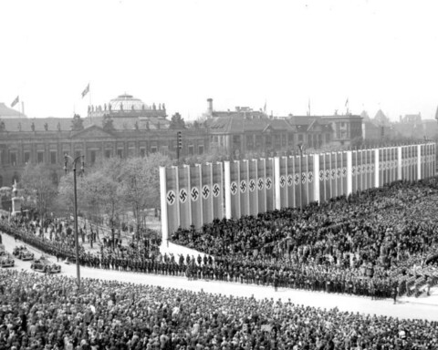 Bijeenkomst op 1 mei 1936 in Lustgarten, Berlijn
