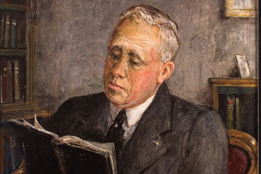 Postuum portret van Johan Huizinga