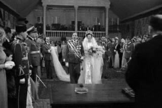 De bruiloft van koning Zog en koningin Géraldine, 1938