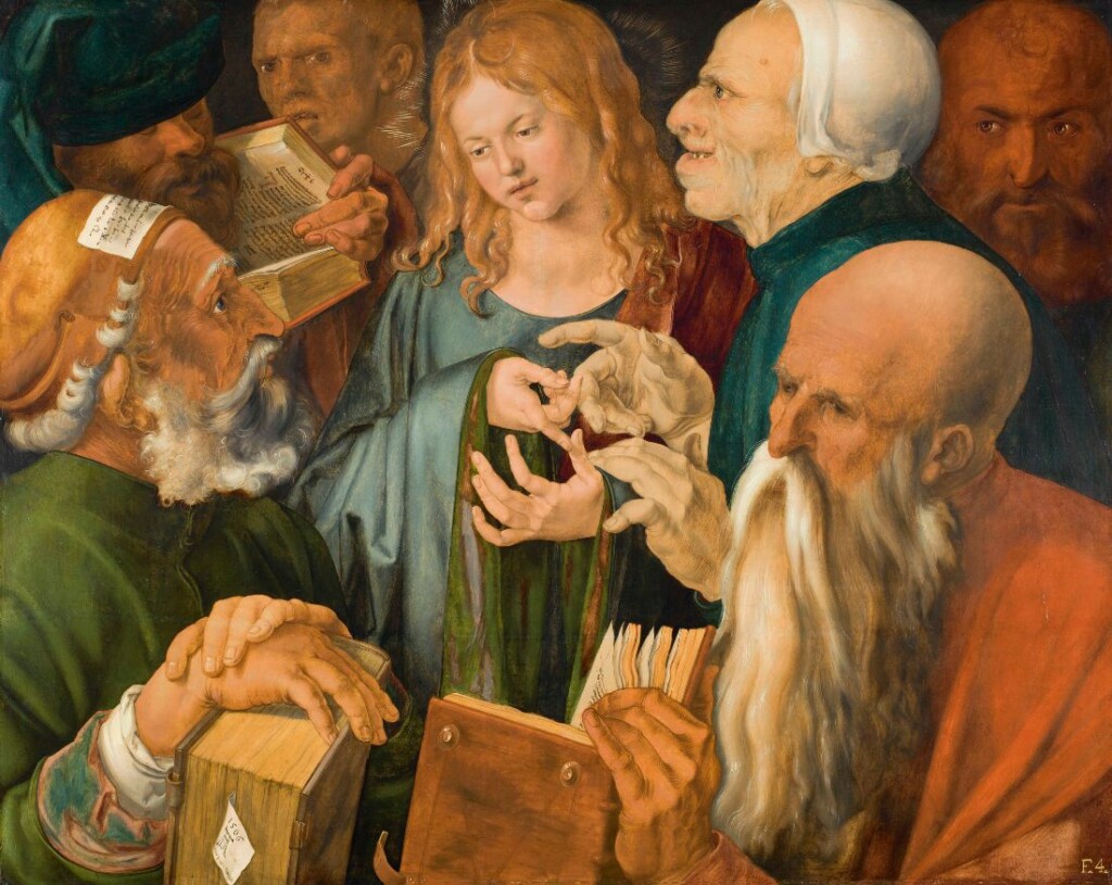 Jezus en de schriftgeleerden – Albrecht Dürer, 1506