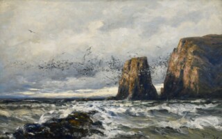 Vogelrots bij Gjesvaer, 1888 - Betzy Akersloot-Berg