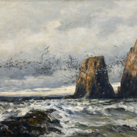 Vogelrots bij Gjesvaer, 1888 - Betzy Akersloot-Berg