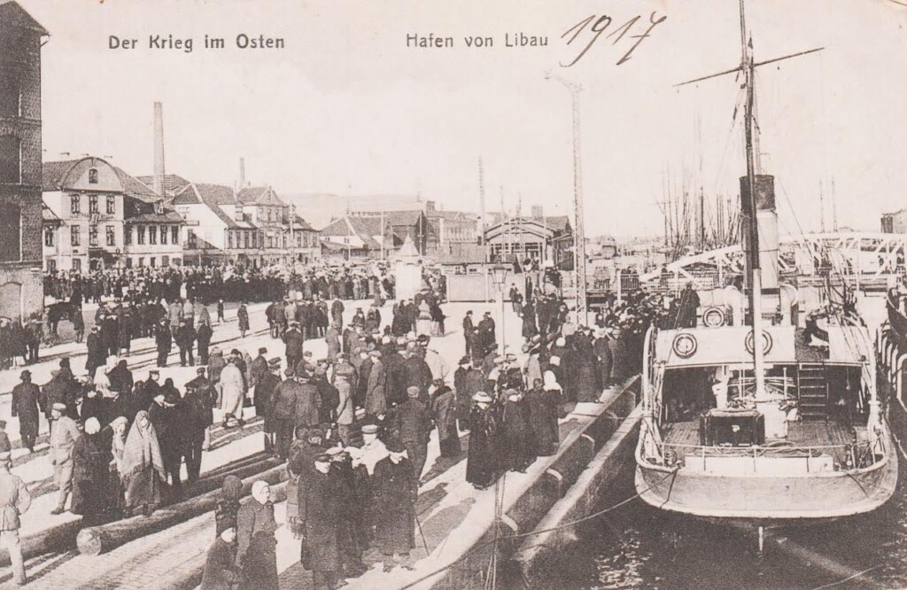 De haven van Libau