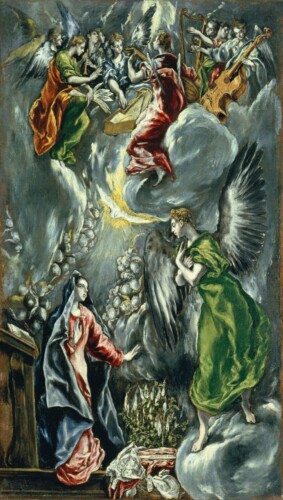 De annunciatie – El Greco (Doménikos Theotokópoulos), ca. 1596-1600