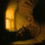 Mediterende filosoof - Toegeschreven aan Rembrandt van Rijn