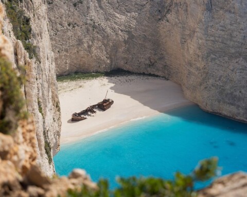 Het wrak van de Panagiotis, Zakynthos