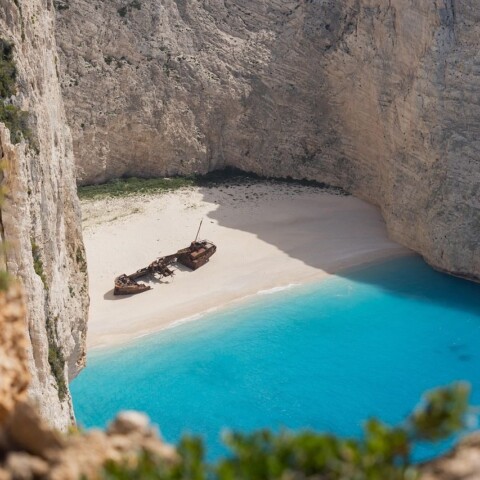 Het wrak van de Panagiotis, Zakynthos
